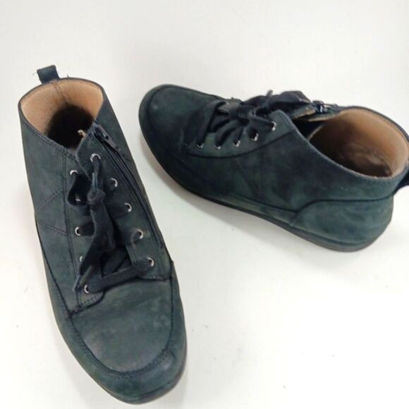 Vionic Women's Shawna Black Nutbuck Ankle Boot Orthopedic Zip Ankle 9 Wide...... - Picture 14 of 14